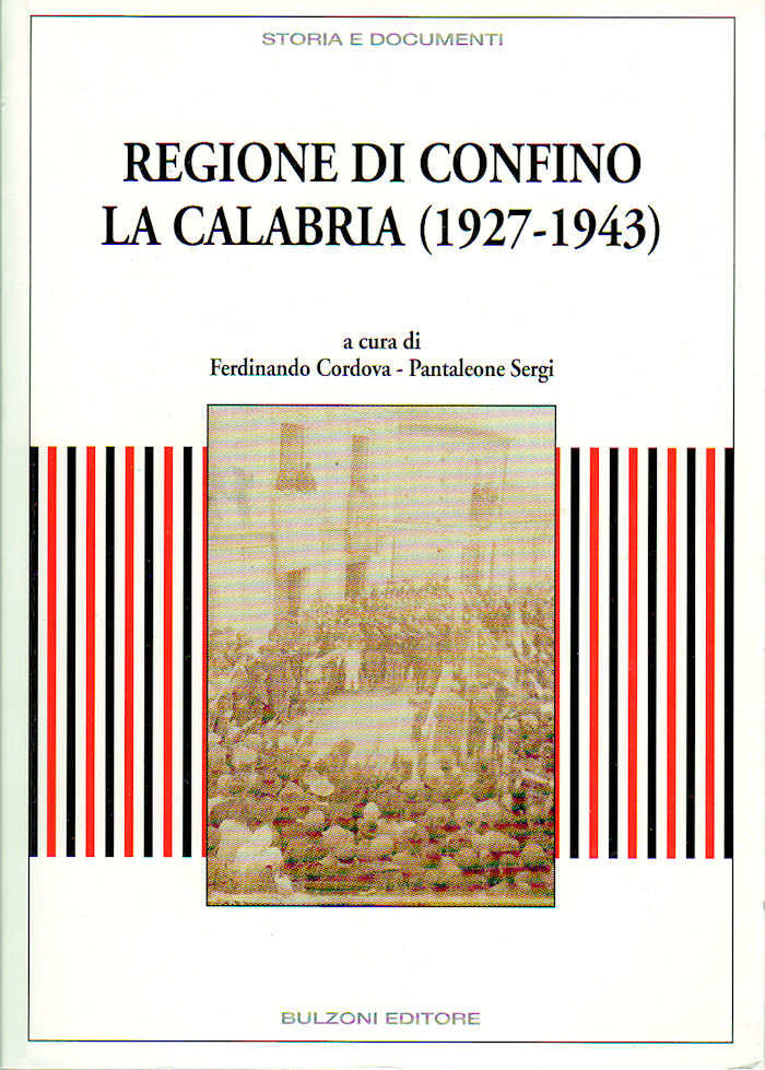 copertina REGIONE DI CONFINO LA CALABRIA (1927-1943)