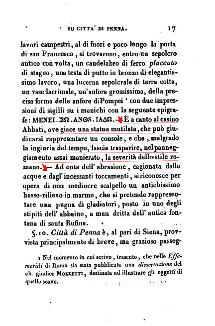 pag. 17  'Quadro di Citt di Penne' di Vincenzo Gentili - 1832