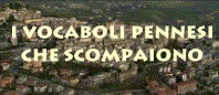 I vocaboli pennesi che scompaiono