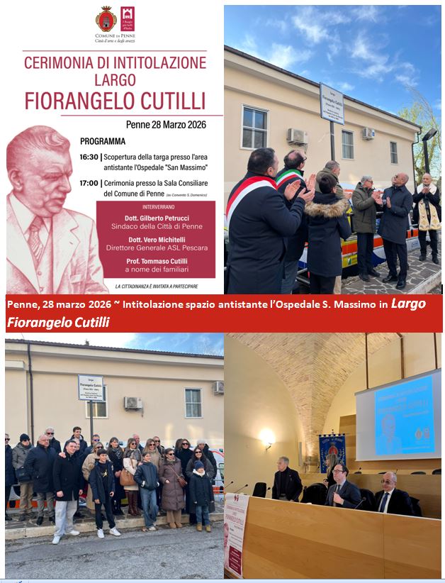 Intitolazione Largo Fiorangelo Cutilli Intitolazione Largo Fiorangelo Cutilli