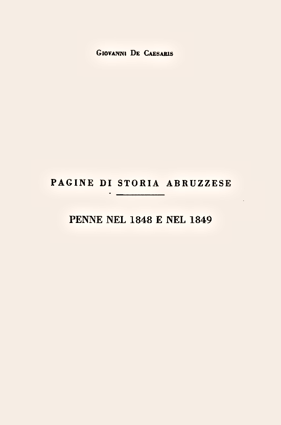PENNE NEL 1848 E NEL 1849