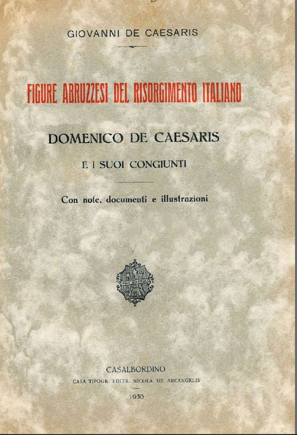 DOMENICO DE CAESARIS E I SUOI CONGIUNTI