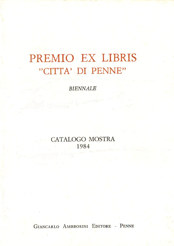 PREMIO EX LIBRIS <CITTA' DI PENNE>  ~ Anno 1984