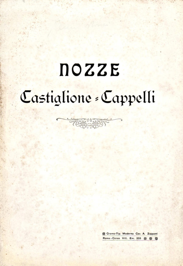 Nozze Castiglione-Cappelli Nozze Castiglione-Cappelli