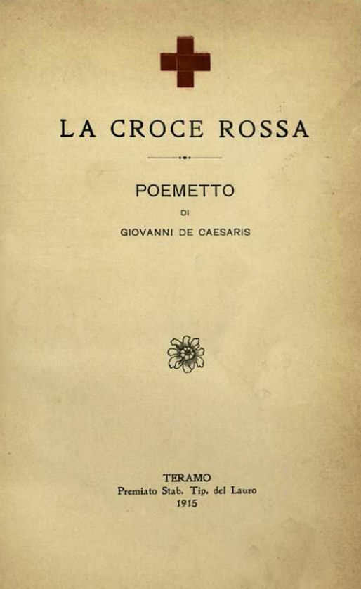 LA CROCE ROSSA ~ Anno 1915