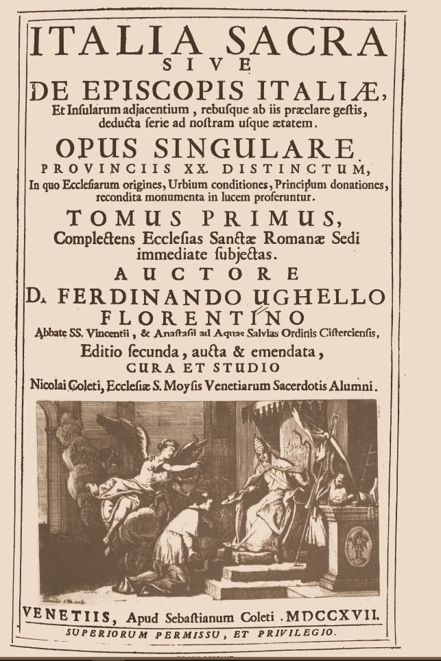 ITALIA SACRA ~ Anno 1717 ITALIA SACRA ~ Anno 1717