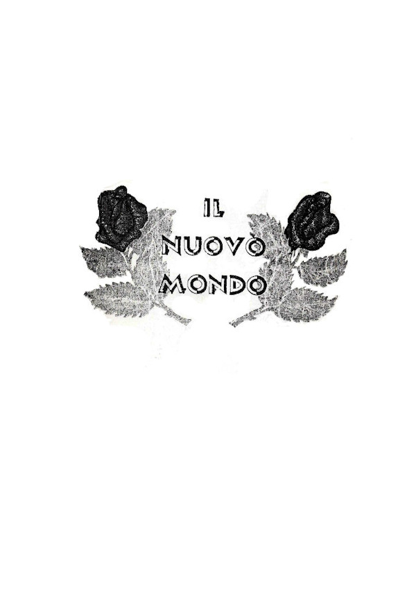 IL NUOVO MONDO ~ Anno 1954 IL NUOVO MONDO ~ Anno 1954