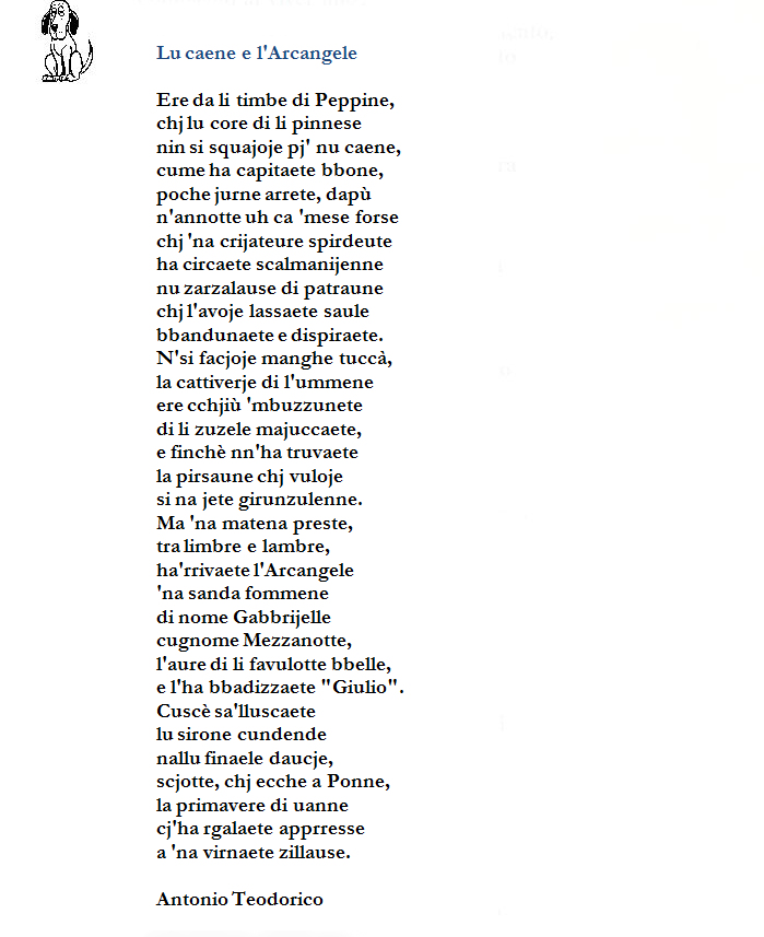Lu caene e l'Arcangele