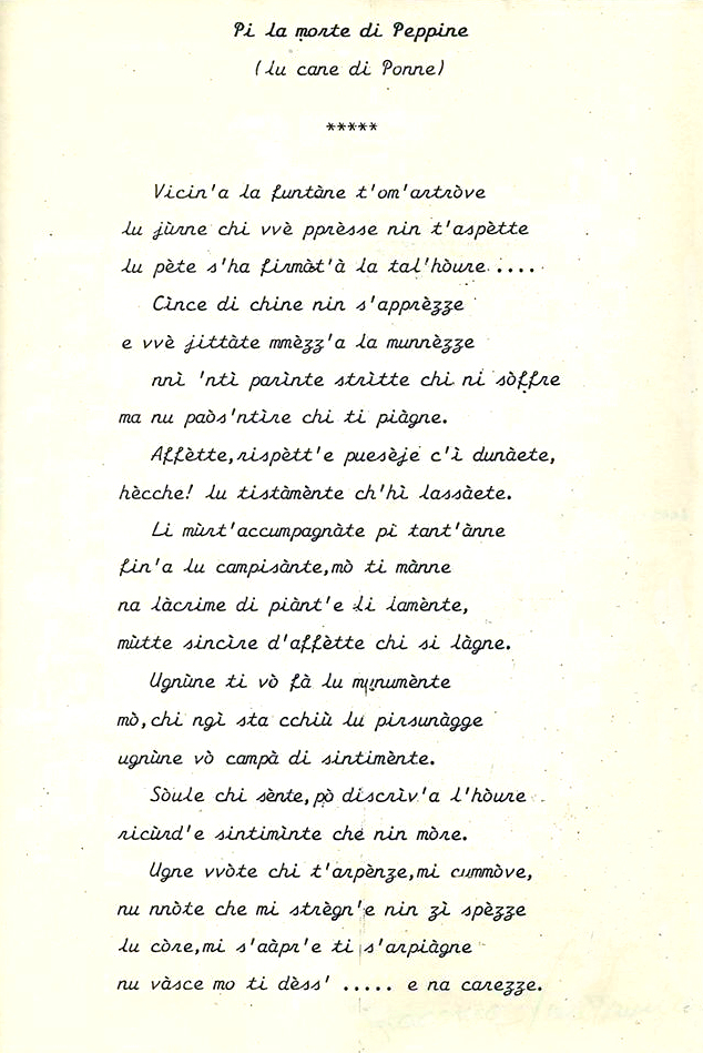 in morte di Peppino