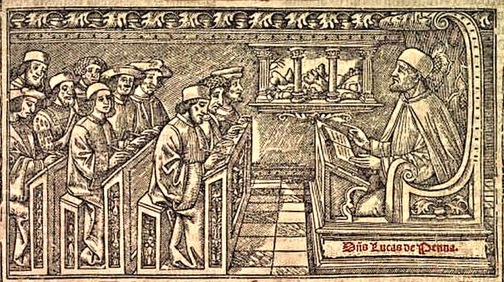 Prima pagina del Codice Catena - 1548