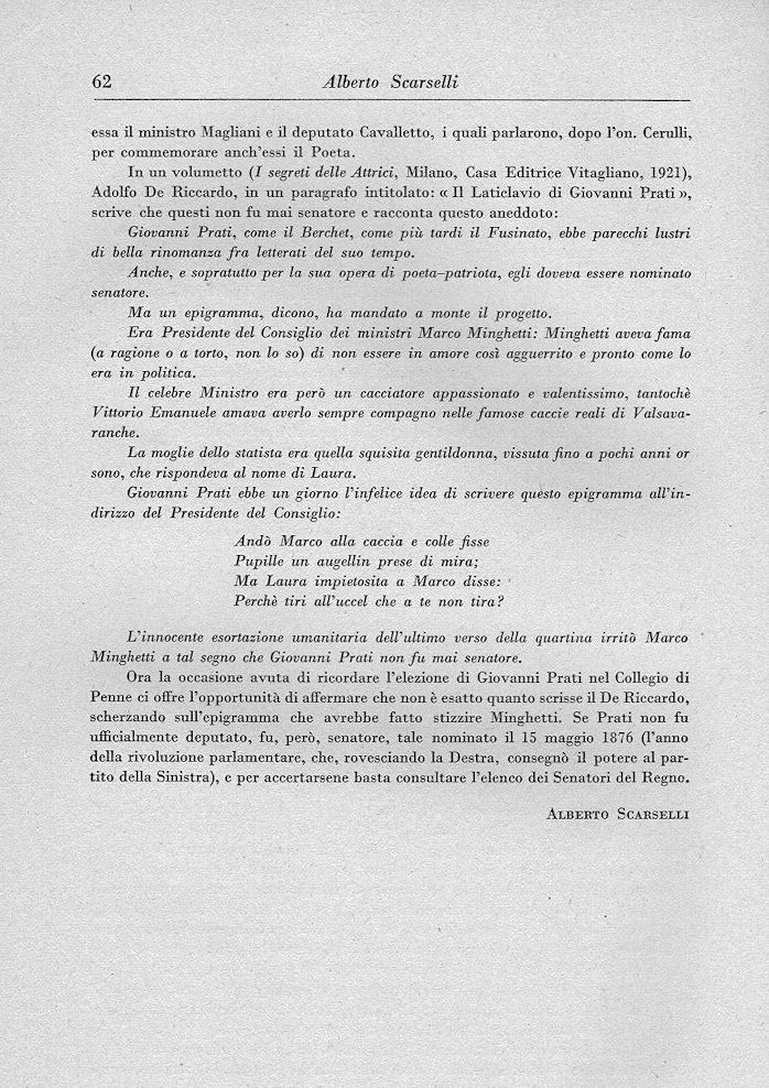articolo di Alberto Scarselli