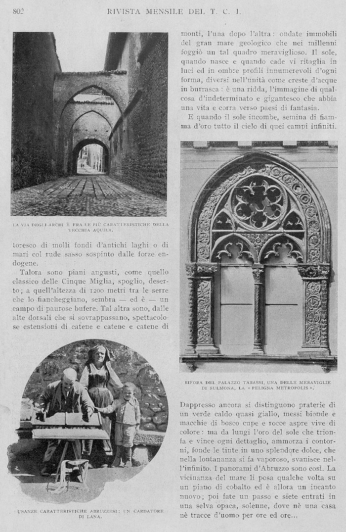 Le vie d'Italia 'Agosto 1922'