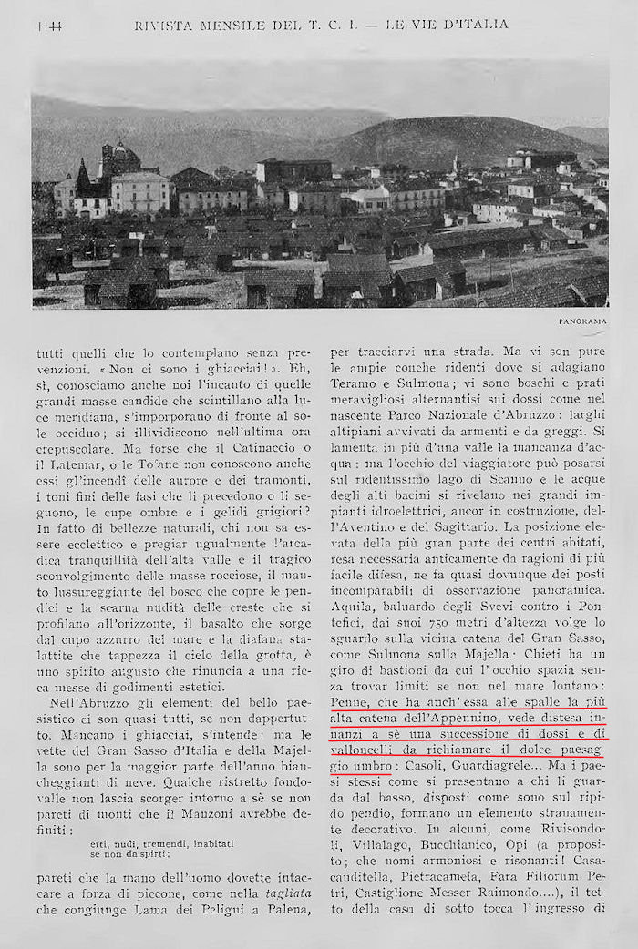Le vie d'Italia 'Novembre 1922'
