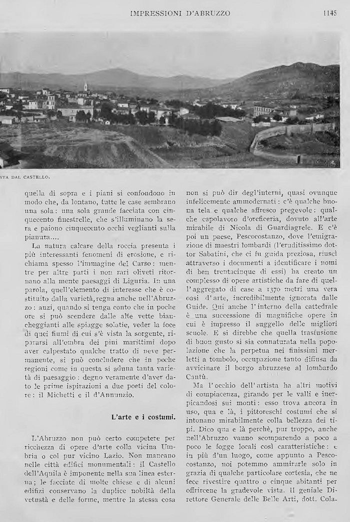 Le vie d'Italia 'Novembre 1922'