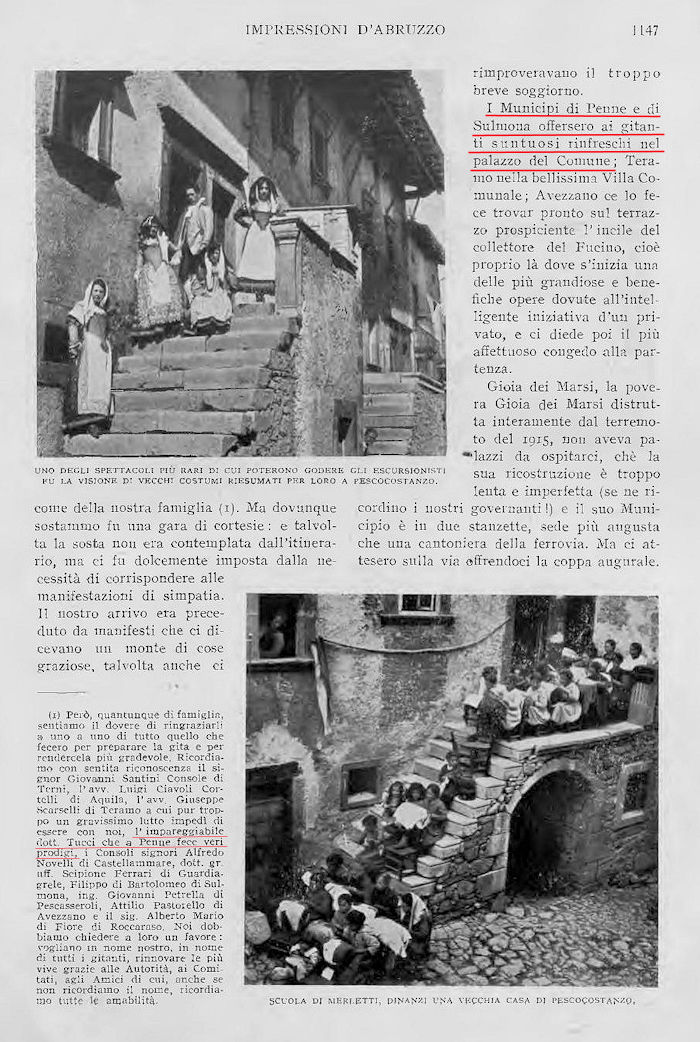 Le vie d'Italia 'Novembre 1922'