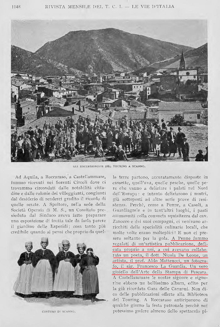 Le vie d'Italia 'Novembre 1922'