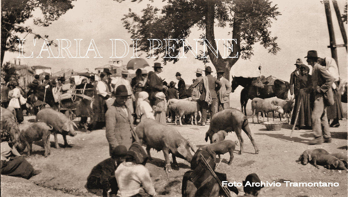 Fiera della Madonna della Libera tenutasi a Penne l'8 settembre del 1929 nell'allora foro boario localizzato nel piano di San Francesco.