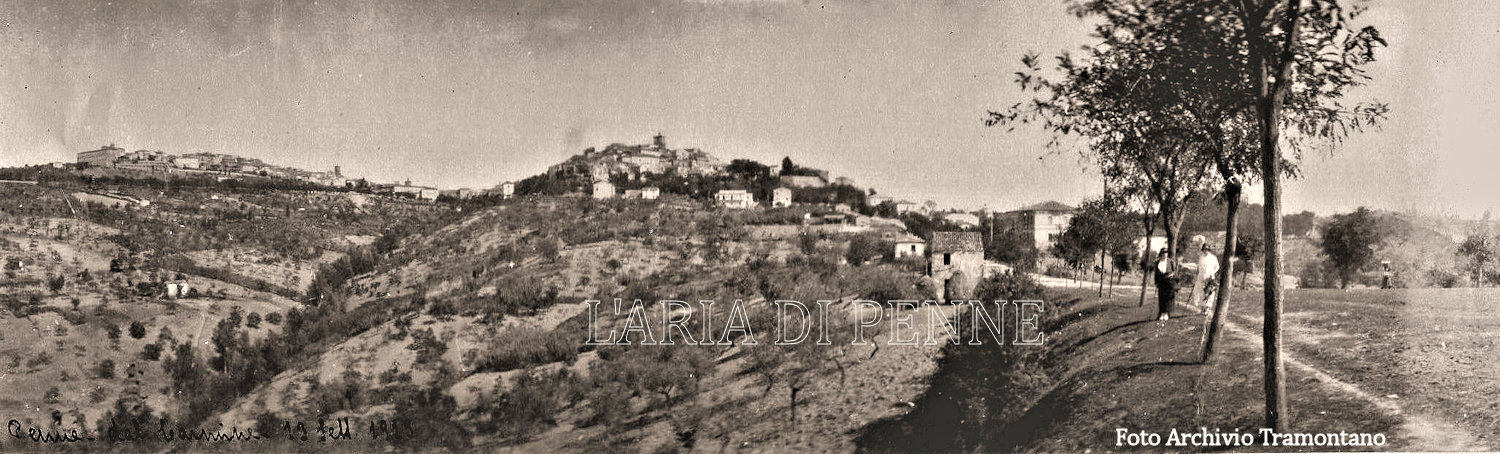 Penne vista dal Carmine il 19 settembre 1923