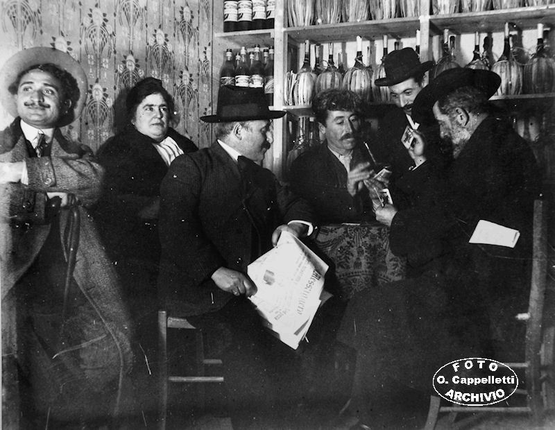 Interno della cantina di Domenica Marrone