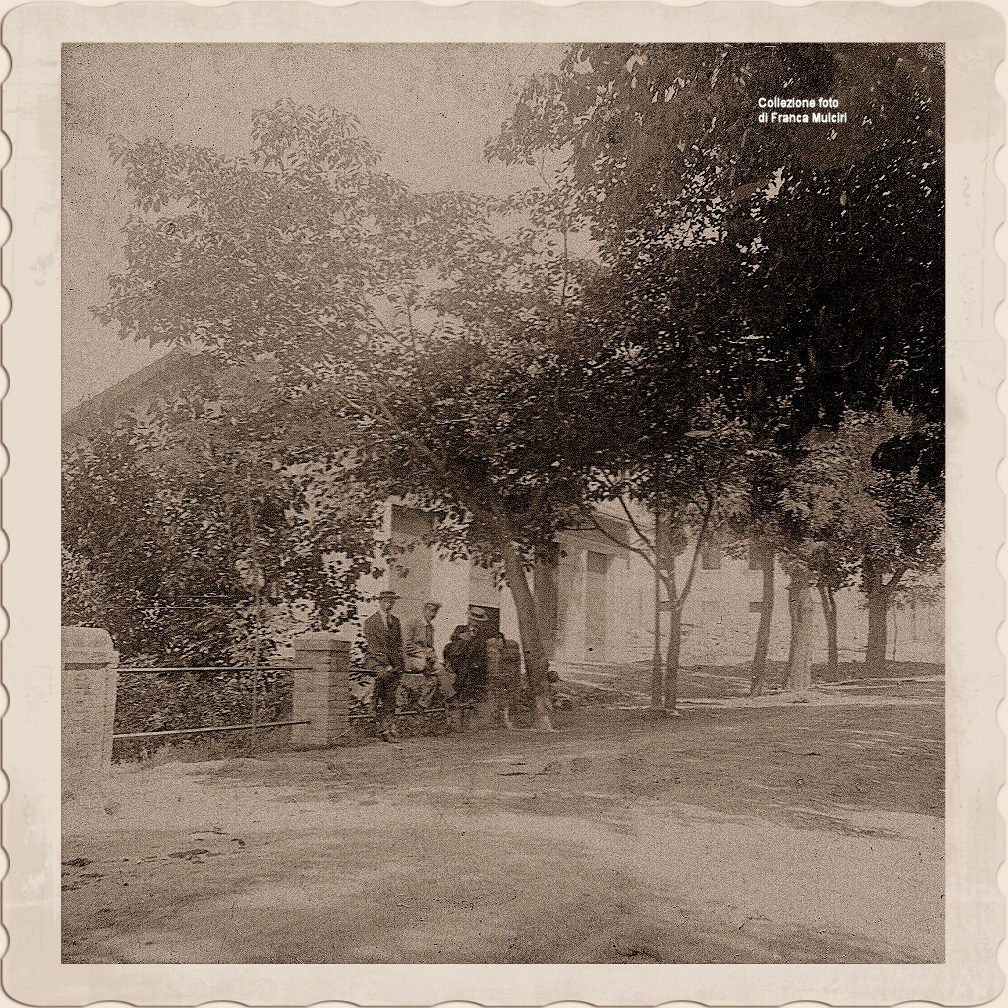 Circonvallazione-incrocio attuale via Caselli (Banca di Credito Cooperativo) ~ Anno 1914