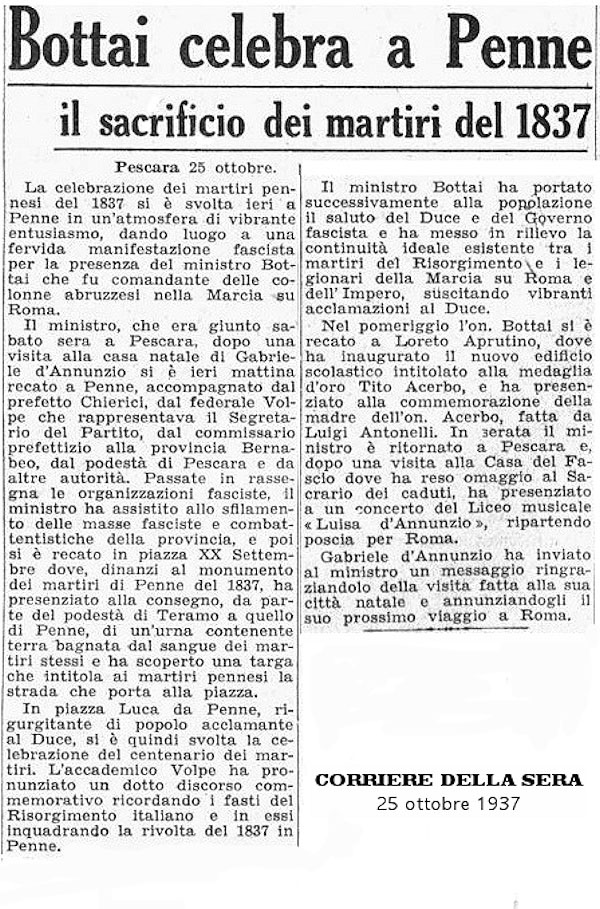 articolo del Corriere della Sera