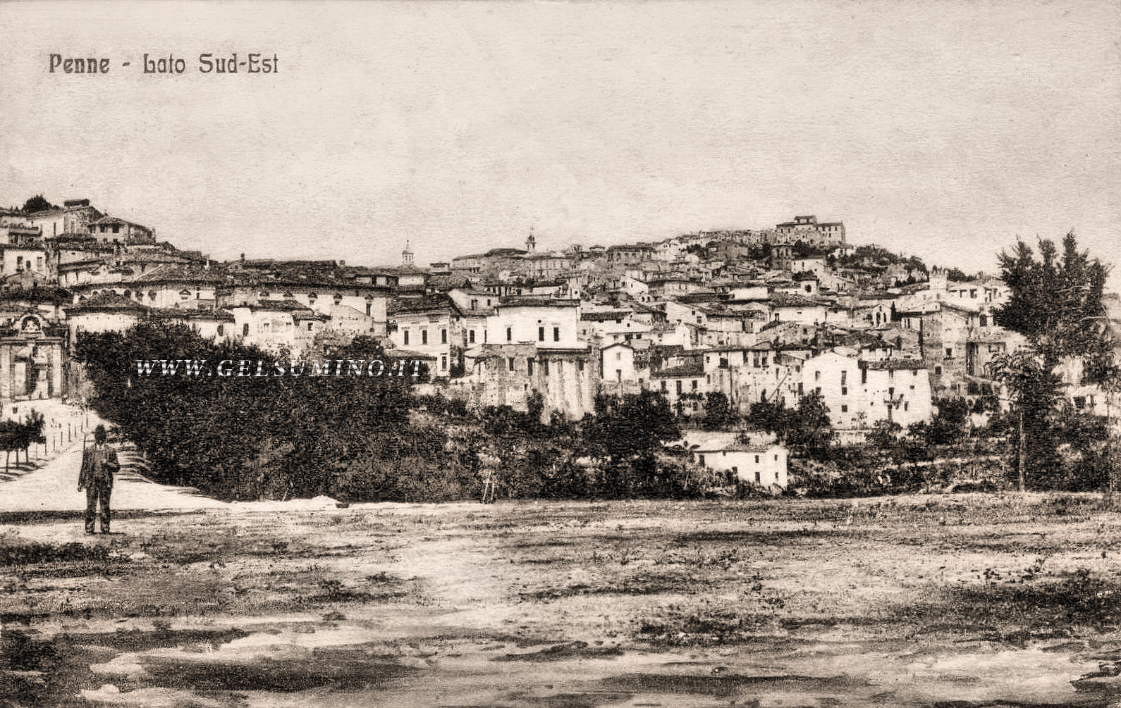 Penne: panorama lato sud - est