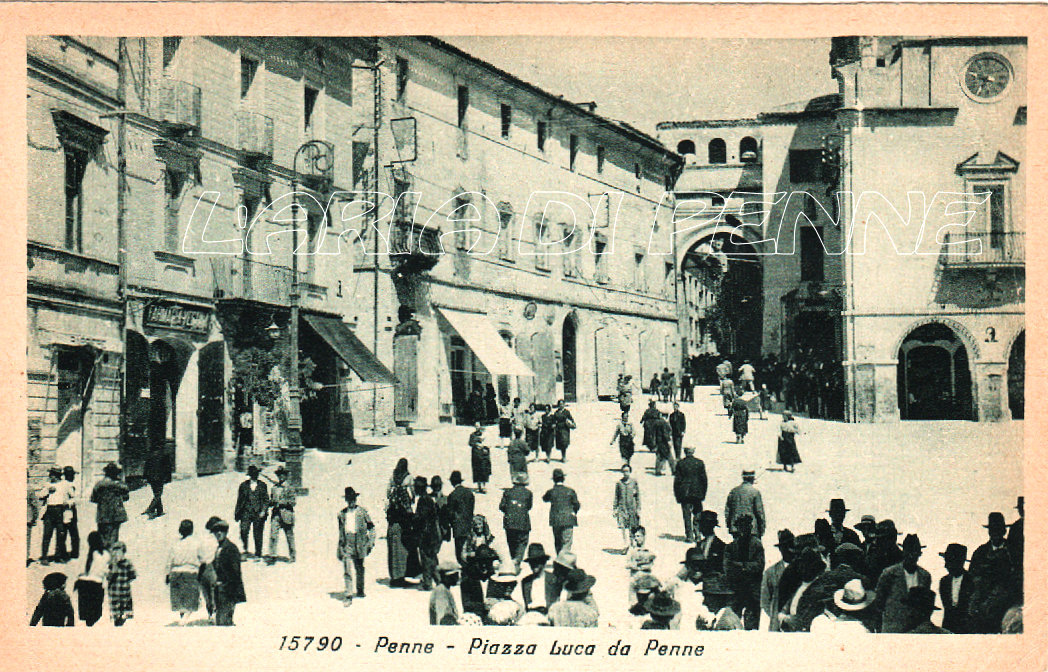 Piazza Luca da Penne - Viaggiata 1929