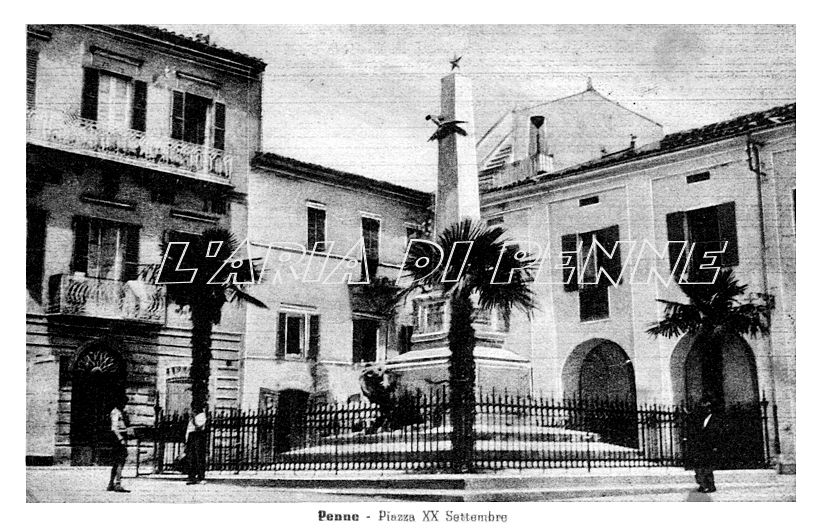Piazza XX Settembre - Cartolina viaggiata met anni '20