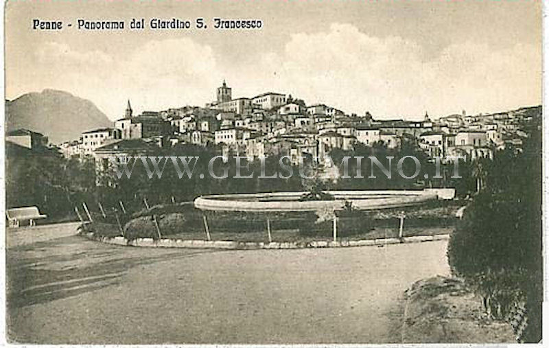 Panorama dal giardino