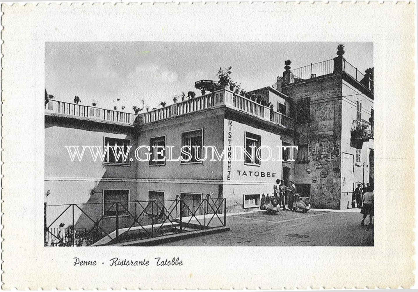 Ingresso dell'Antico Ristorante Tatobbe - Anni '60