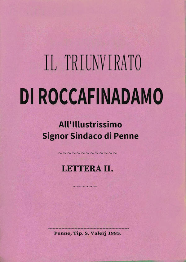 IL TRIUNVIRATO DI ROCCAFINADAMO IL TRIUNVIRATO DI ROCCAFINADAMO