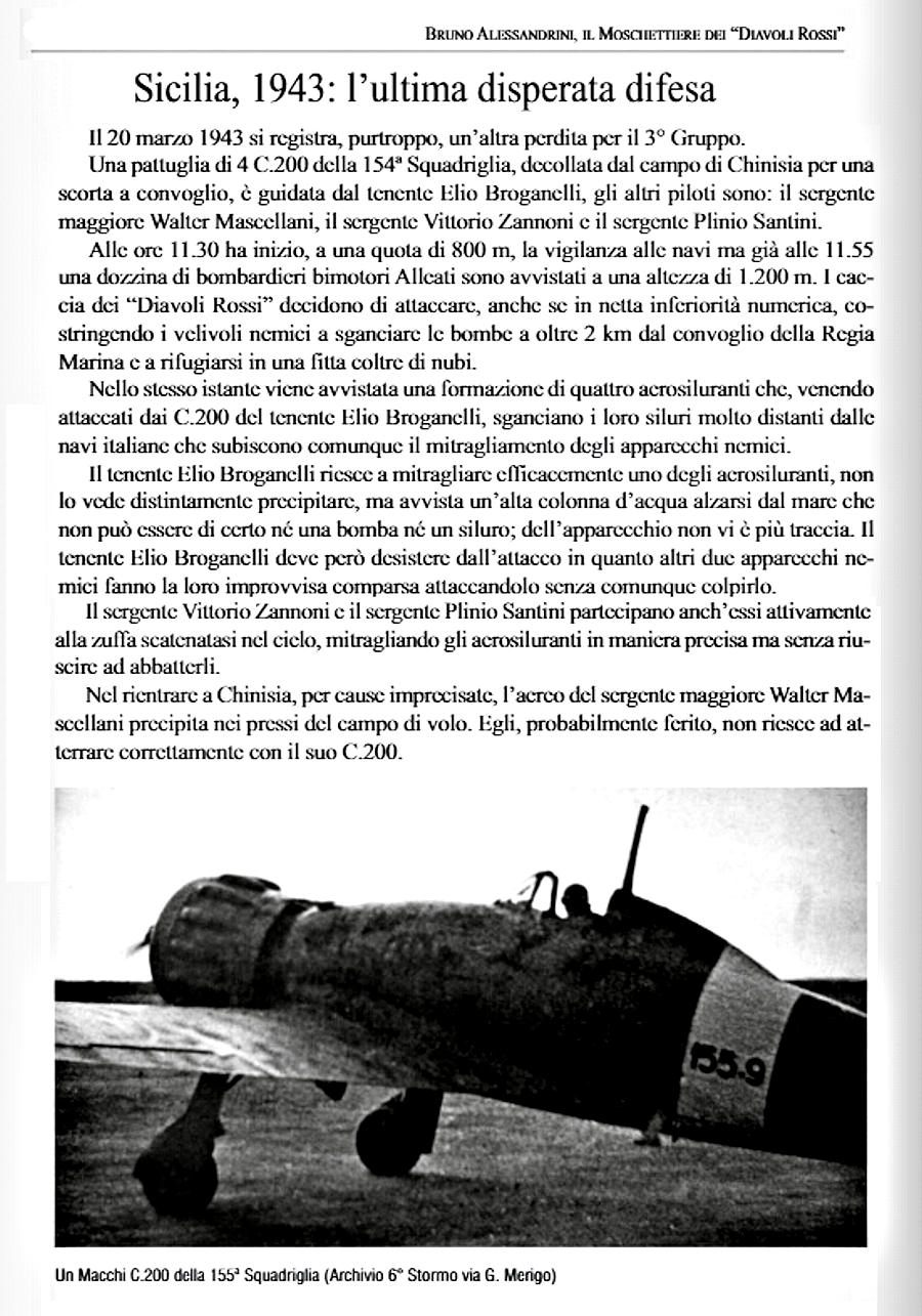 dal libro BRUNO ALESSANDRNI il Moschettiere..... di Daniele Gatti pag. 63 - 2013