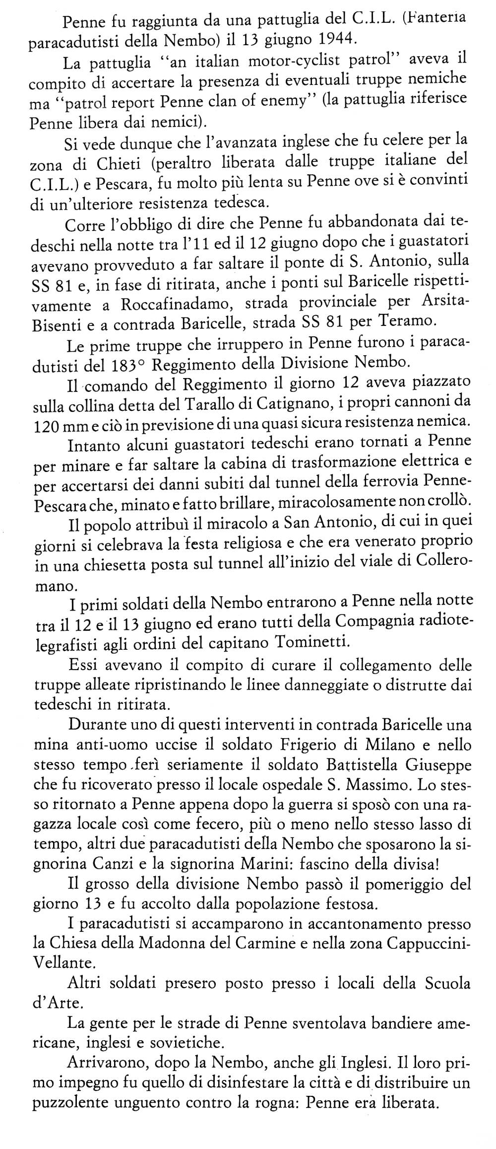 Truppe italiane della Divisione 'Nembo' vengono accolte calorosamente dalla popolazione