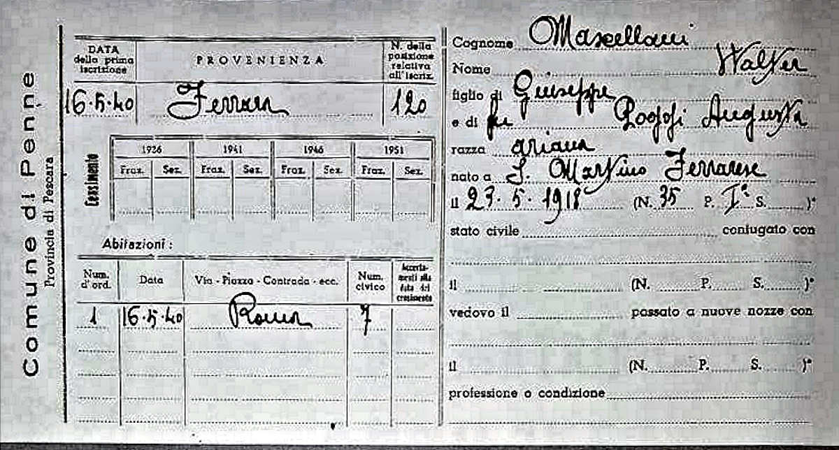 Mascellani Walter Comune di Penne